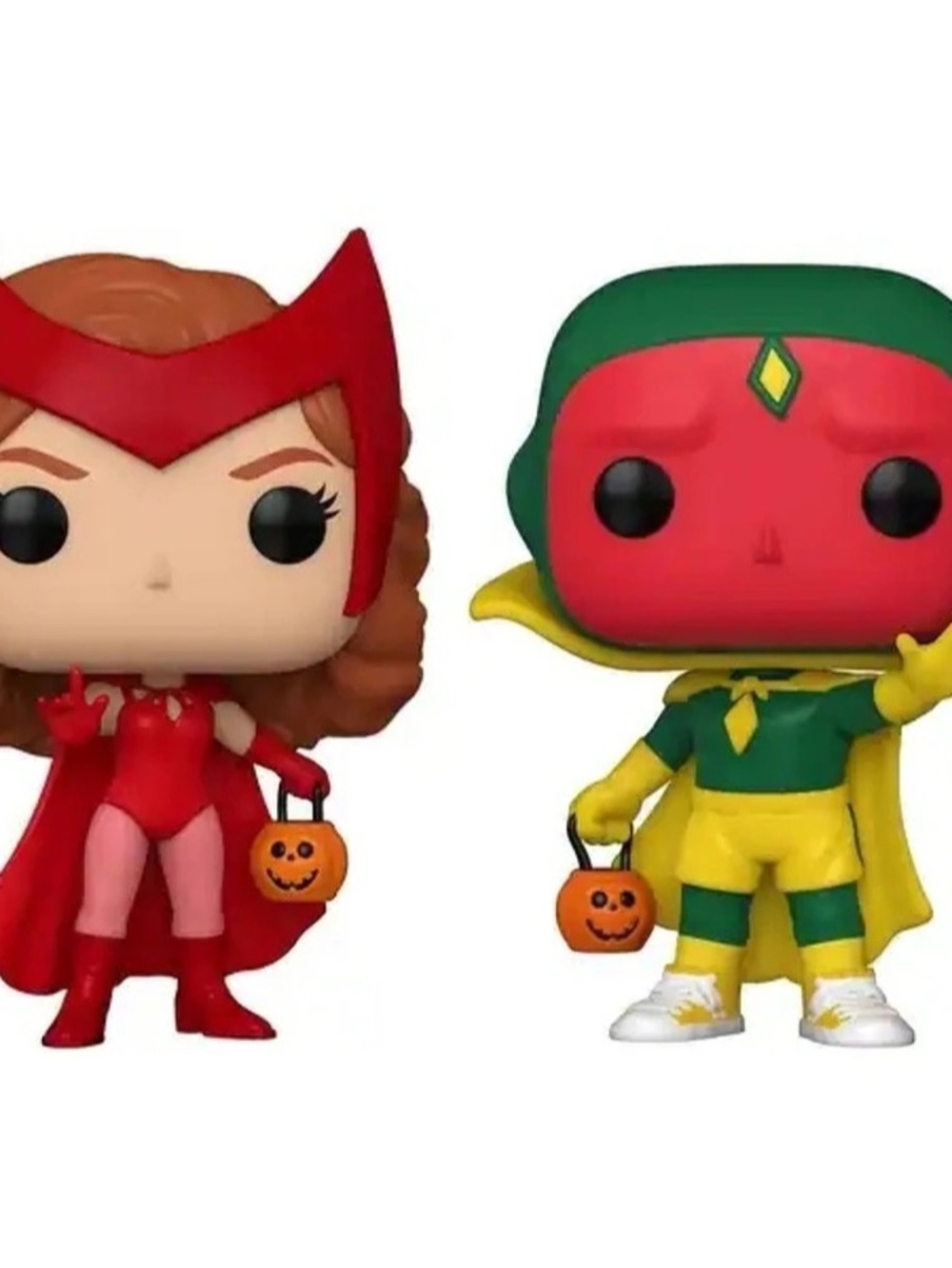 Funko Pop! Wanda (Halloween) #715 and Vision (Halloween) #716 & Vision